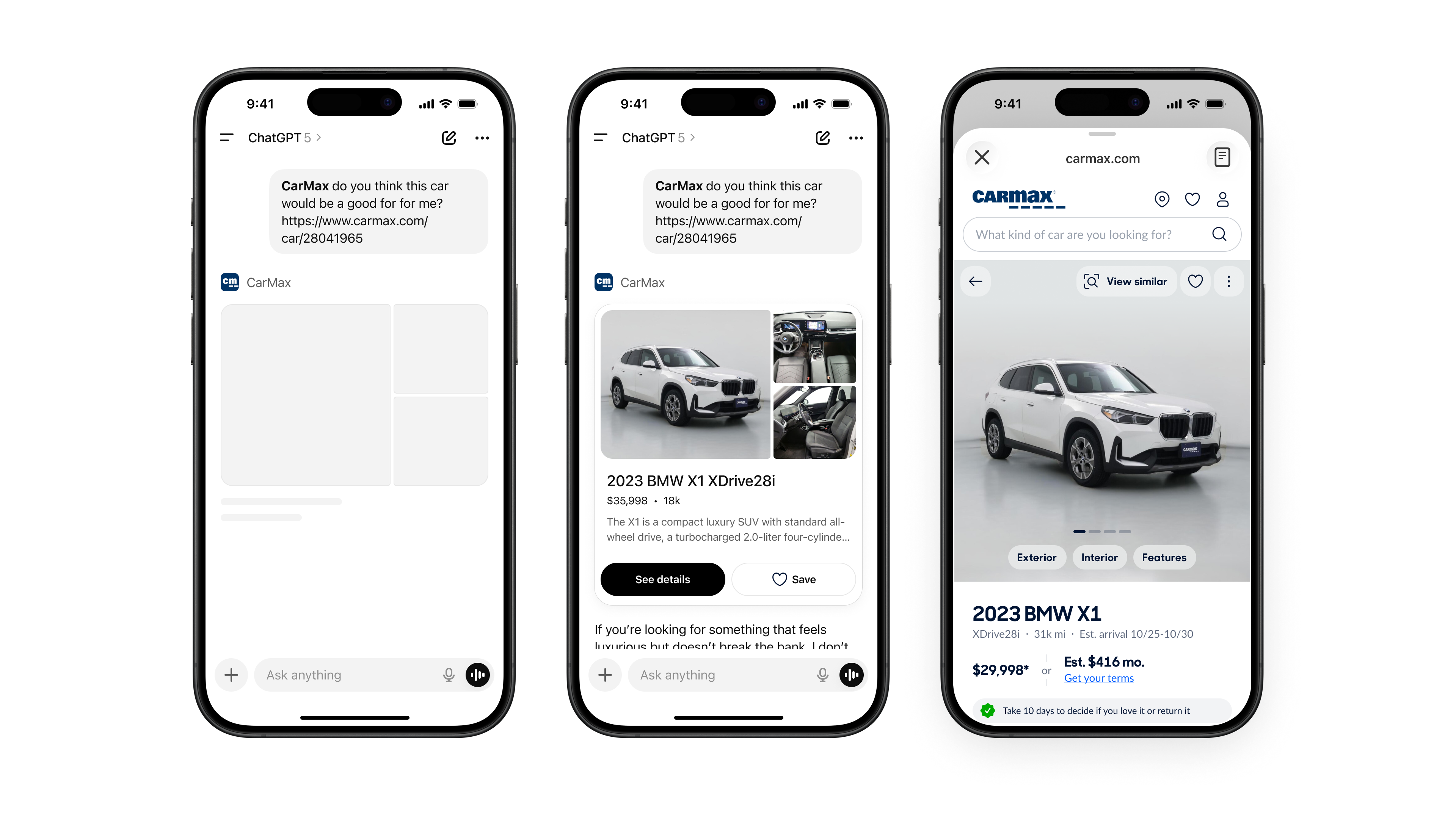 MVP design showing single and multi-car inline flows
